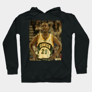 Gary Payton - Vintage Design Of Basketball Hoodie